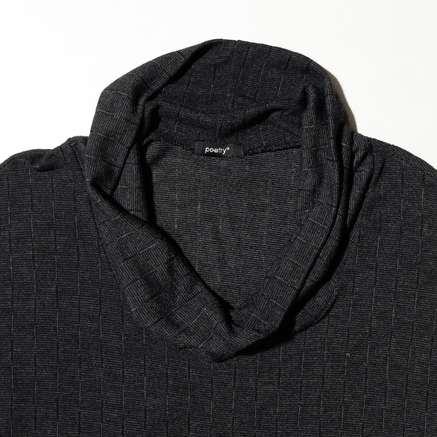 vintage stripe cowl neck h/s
