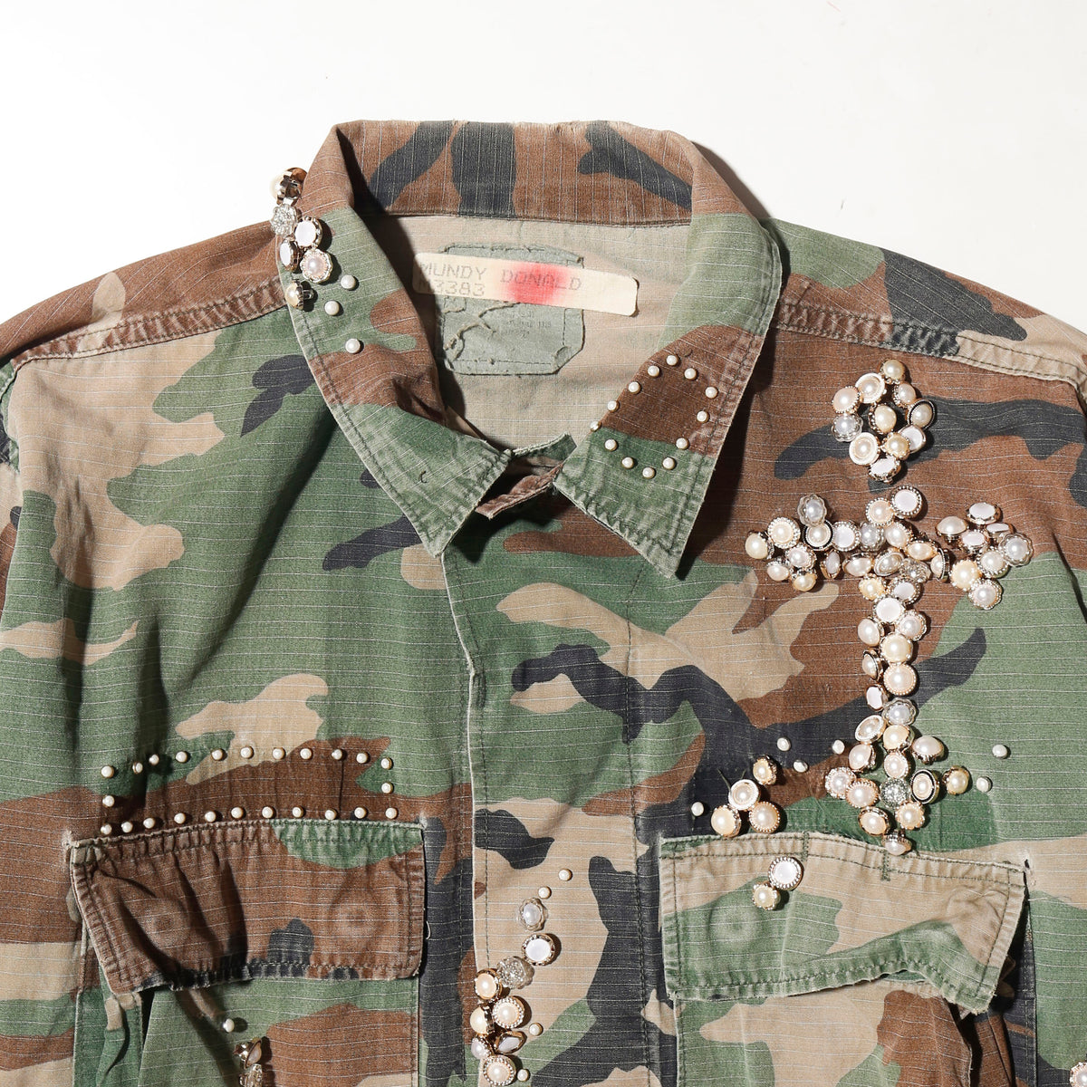 *one-off bijou perl battle dress uniform