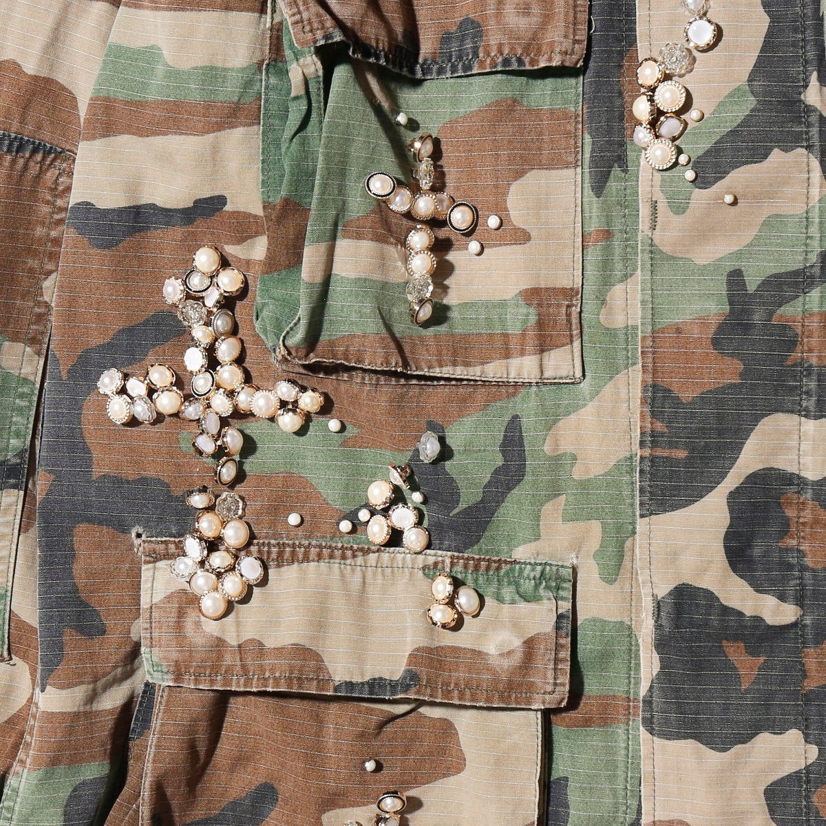 *one-off bijou perl battle dress uniform
