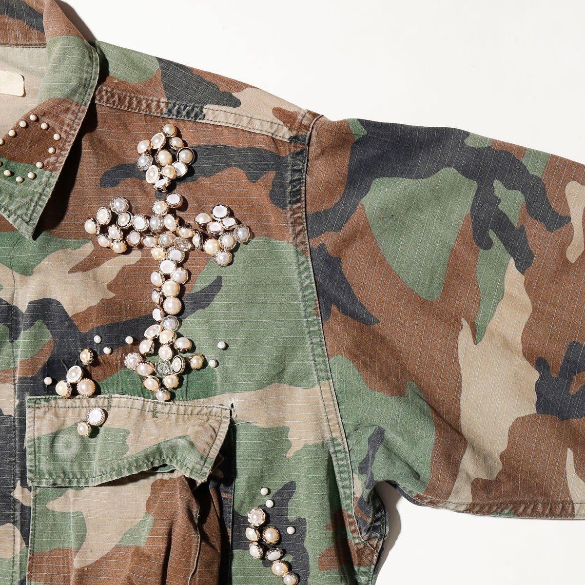 *one-off bijou perl battle dress uniform