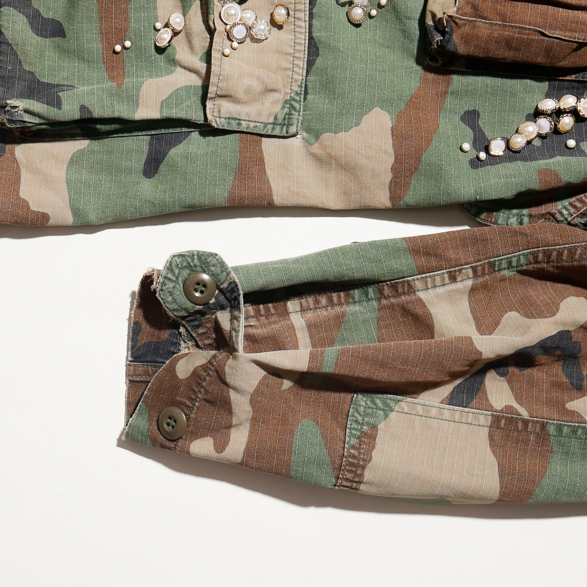*one-off bijou perl battle dress uniform
