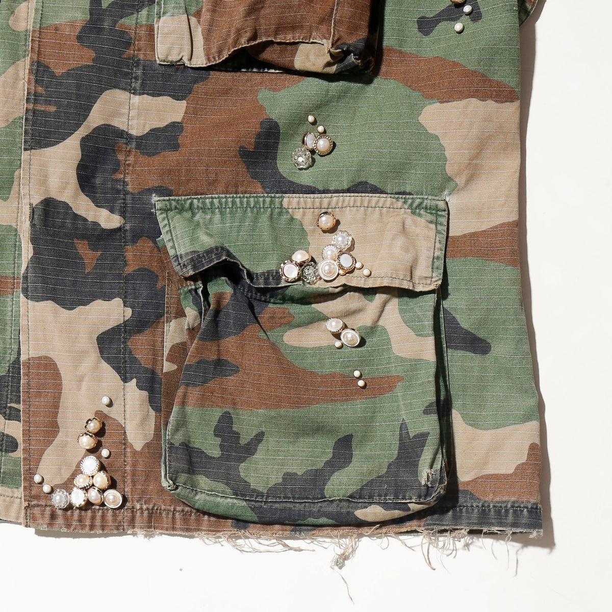 *one-off bijou perl battle dress uniform