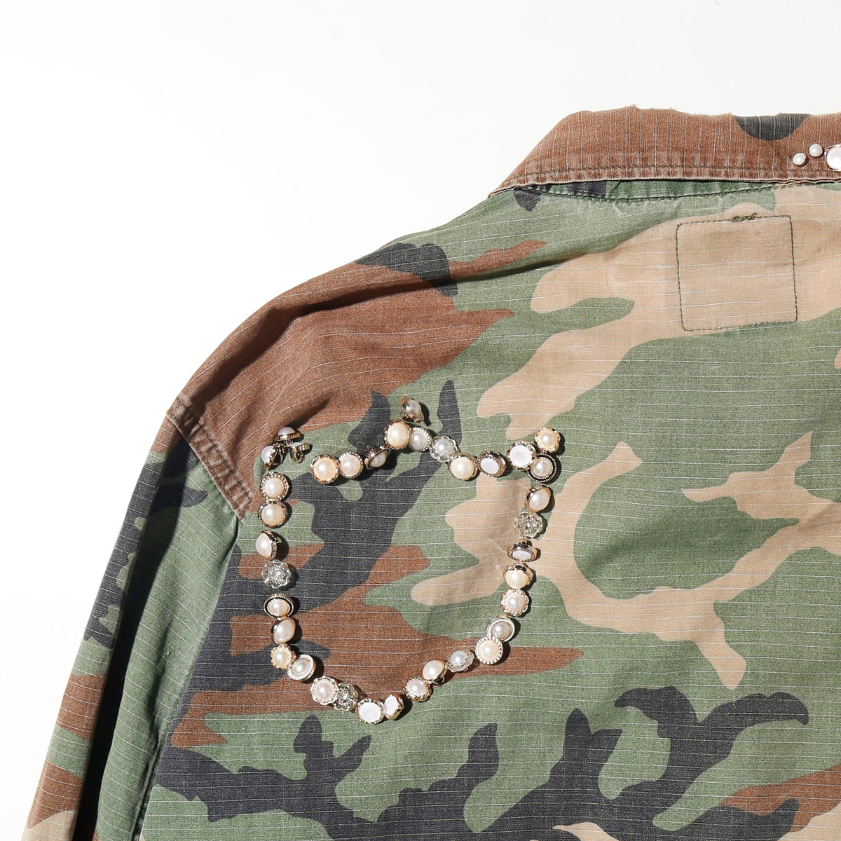 *one-off bijou perl battle dress uniform