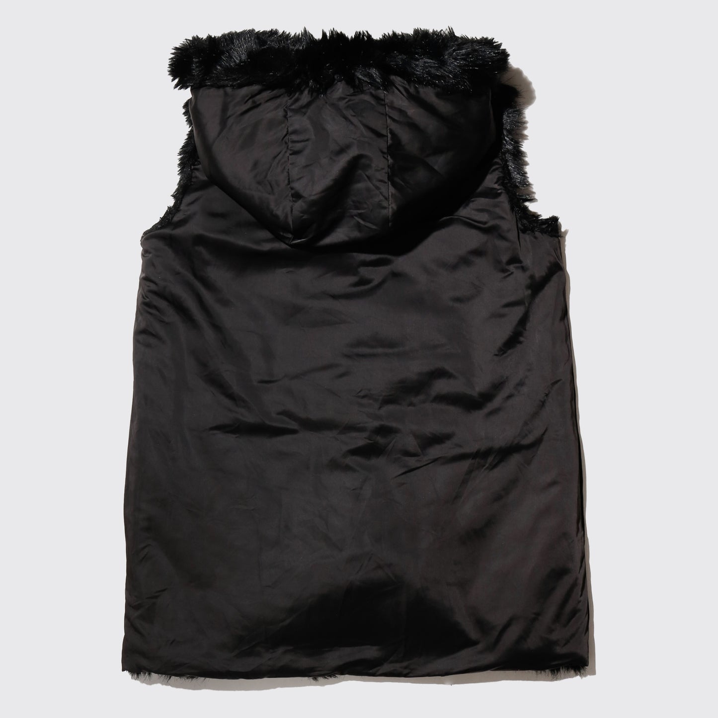 vintage reversible fur vest