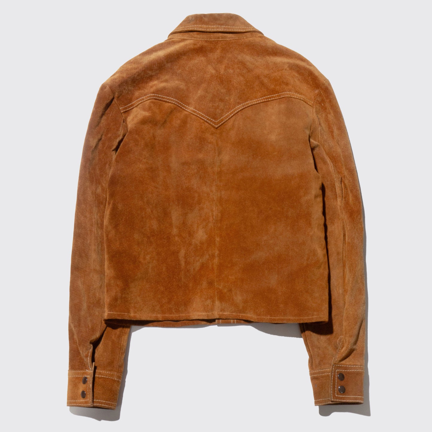 vintage 70's suede trucker jacket