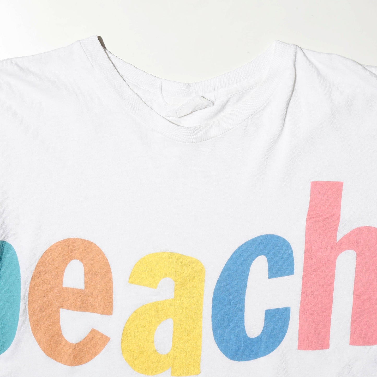 vintage 90's "beach" pastel t-shirt