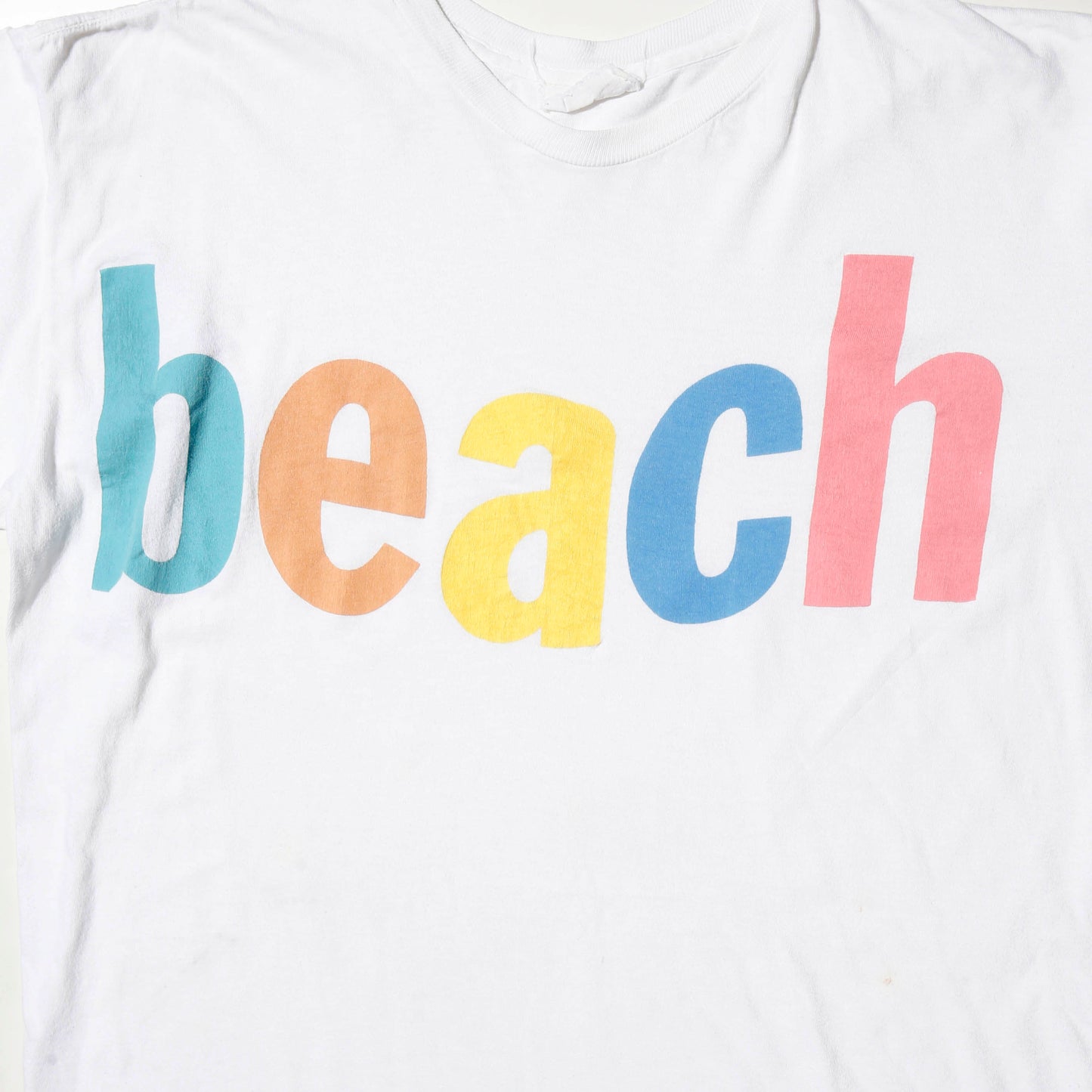 vintage 90's "beach" pastel t-shirt