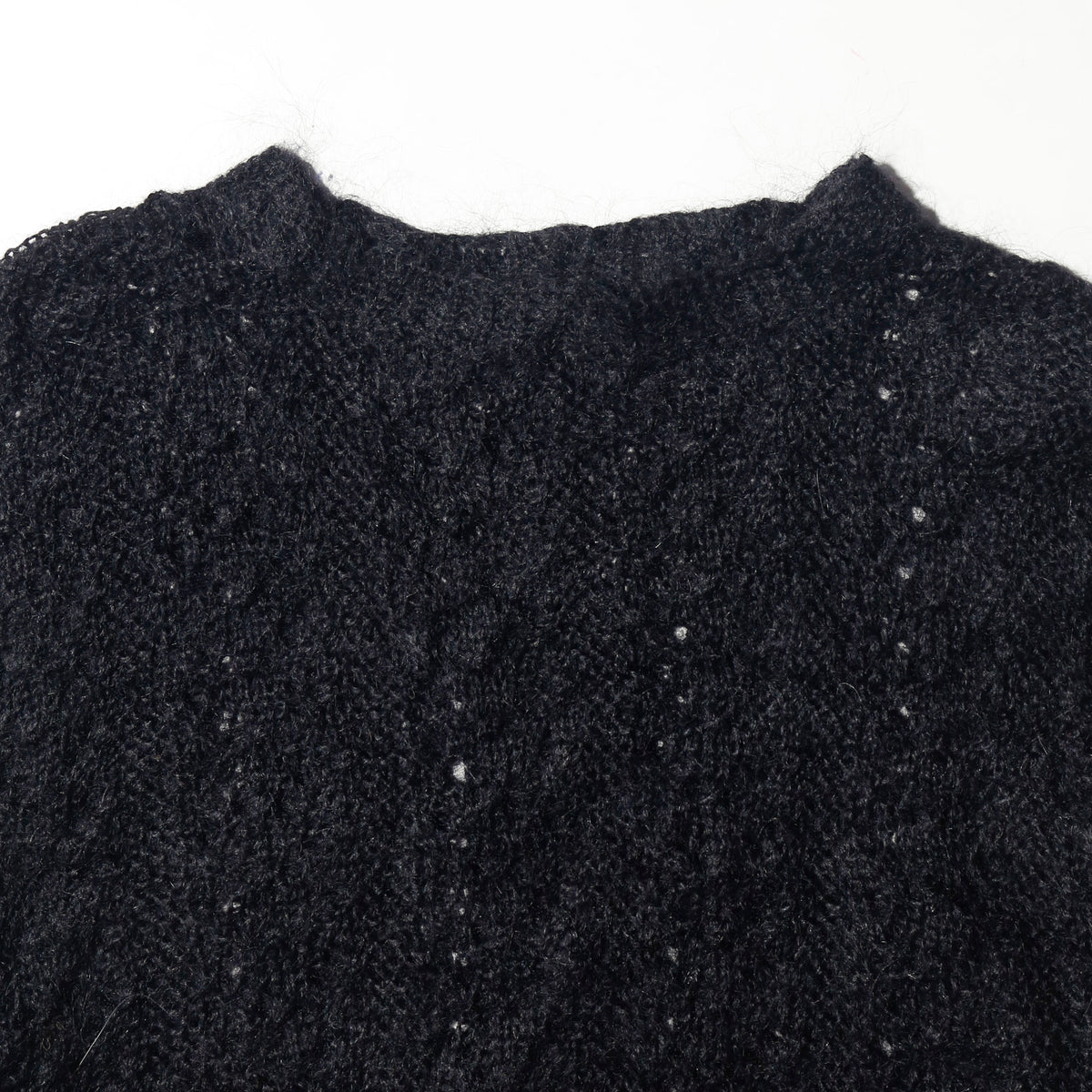 vintage crochet mohair sweater