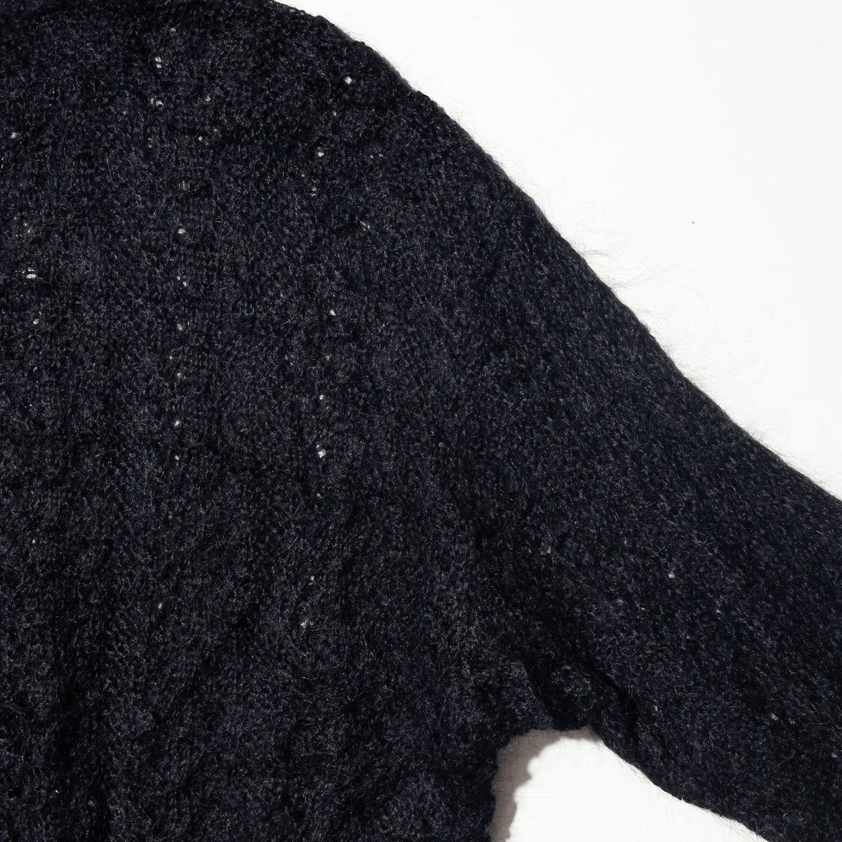 vintage crochet mohair sweater