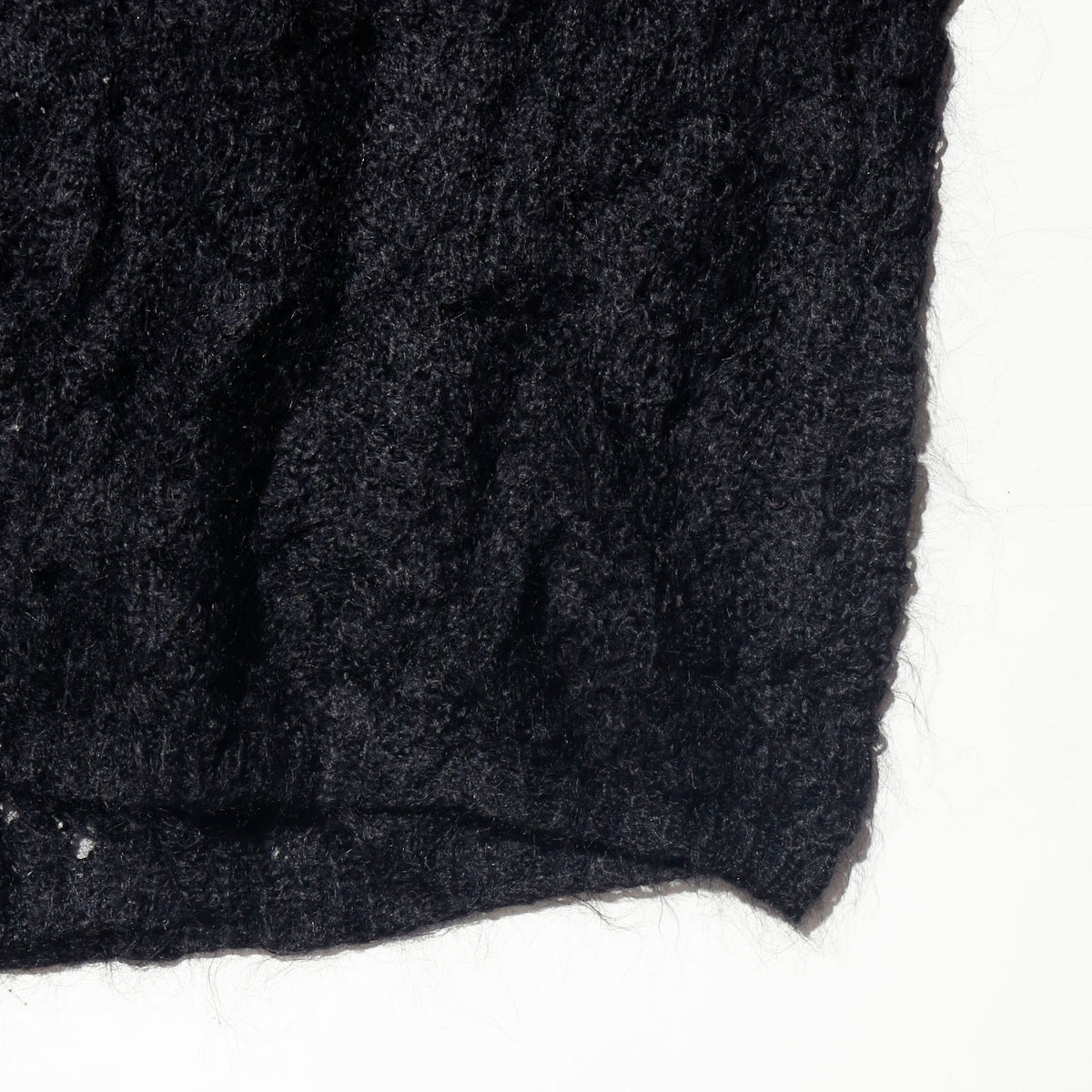 vintage crochet mohair sweater