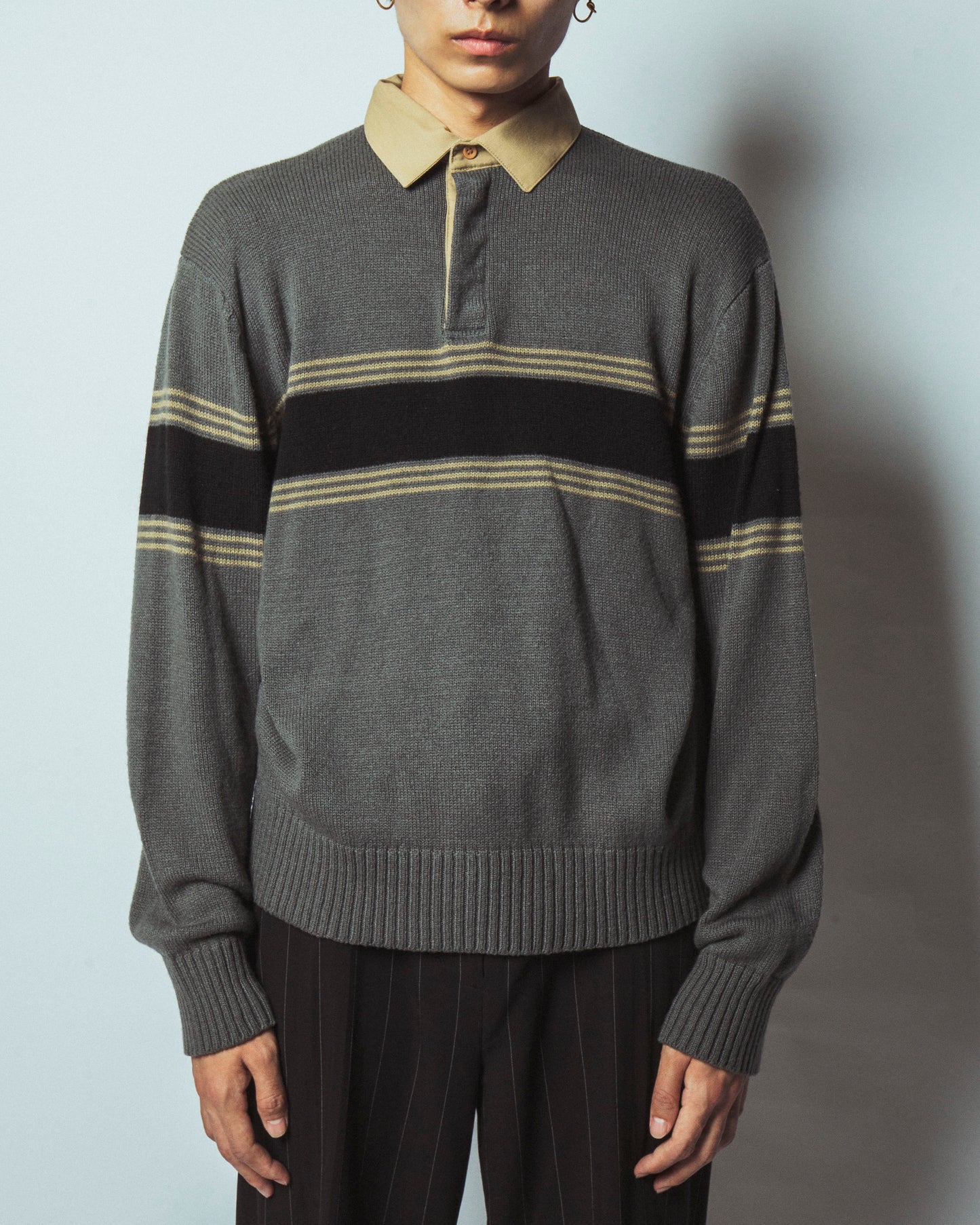 vintage line polo sweater