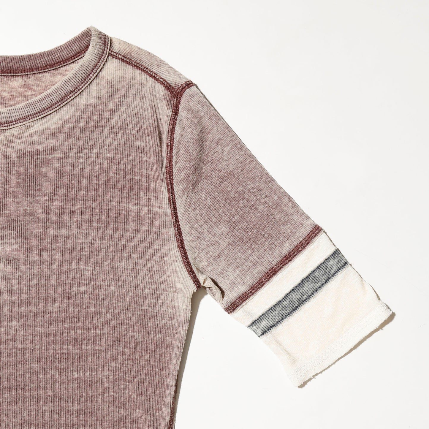 vintage acid henry neck t-shirt