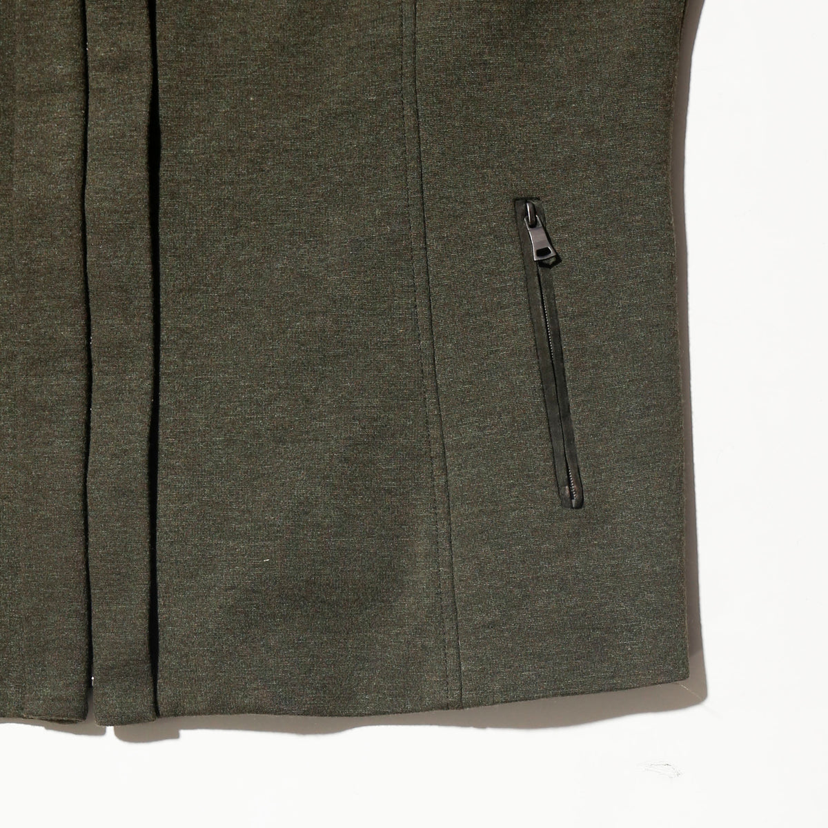 vintage cropped pleats officer jacket