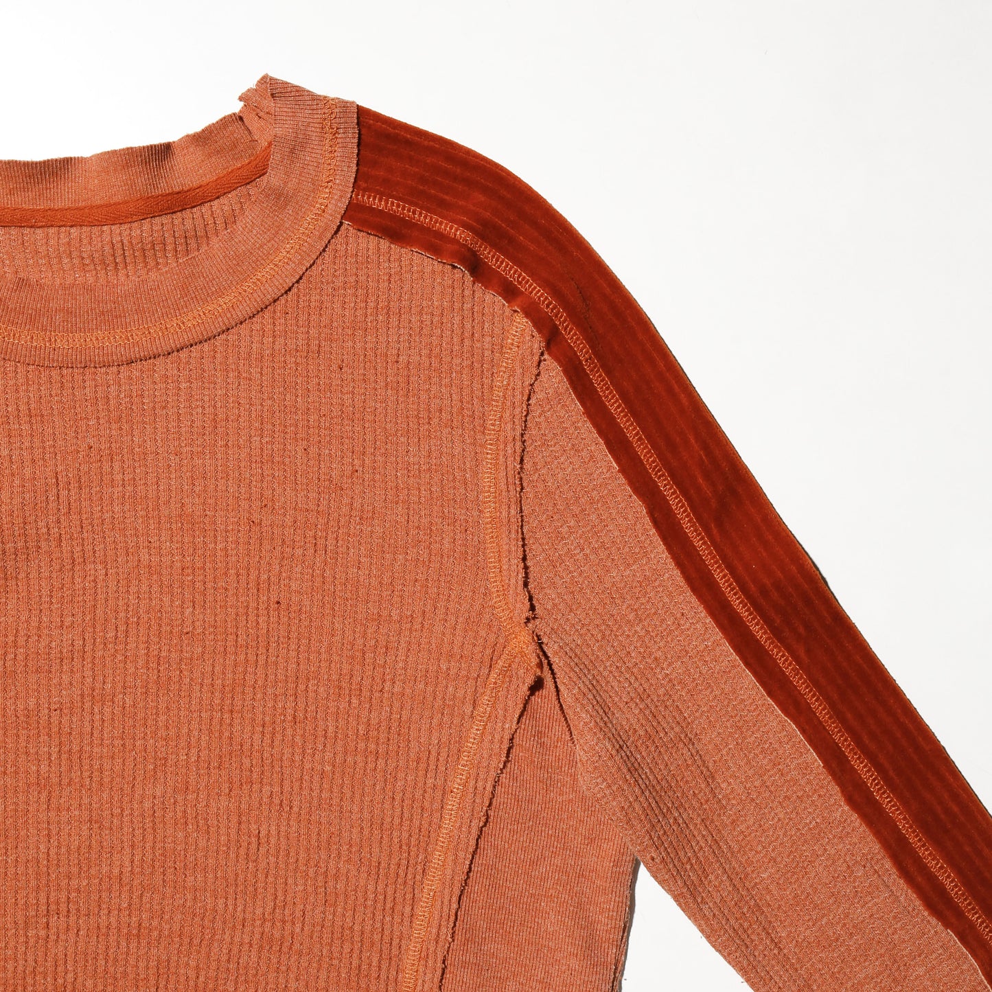 vintage velvet line thermal cut sew