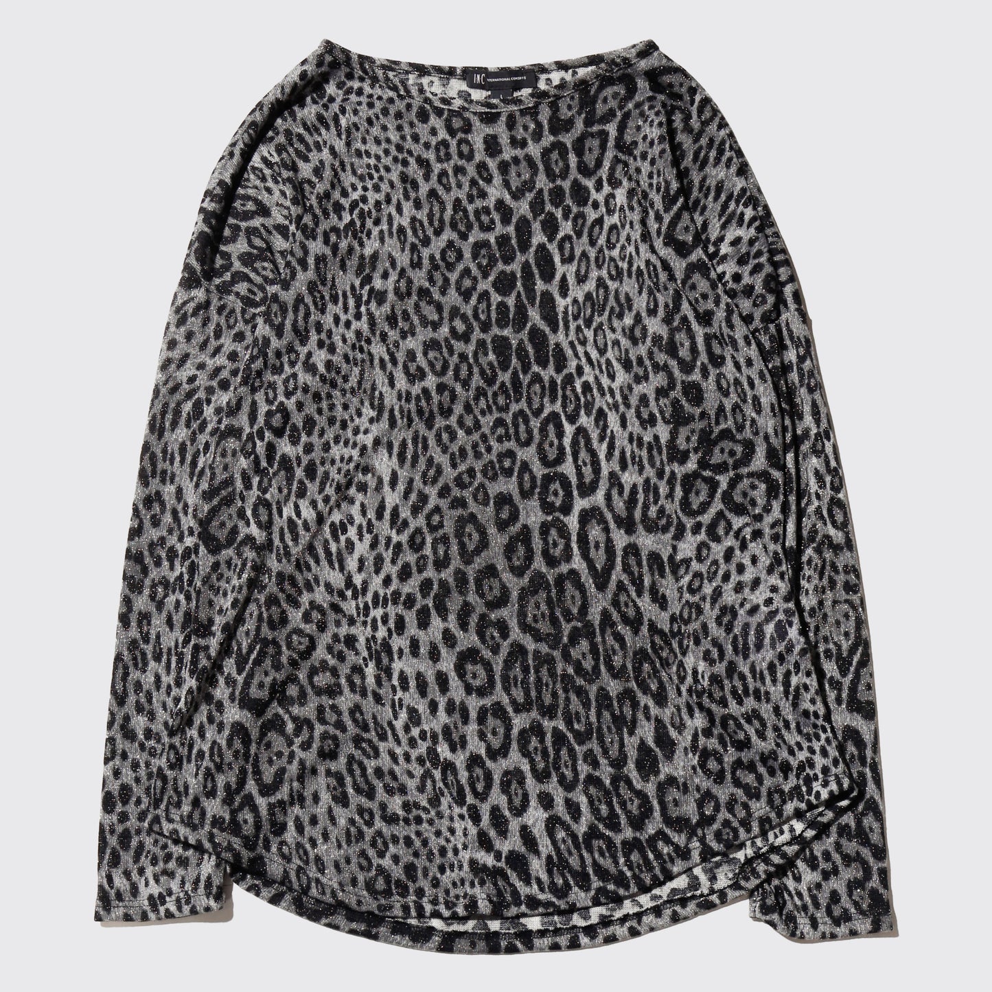 vintage lame leopard cut sew
