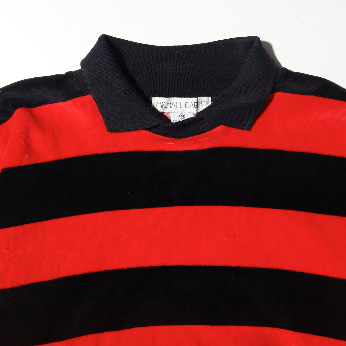 vintage with collar border pile sweat