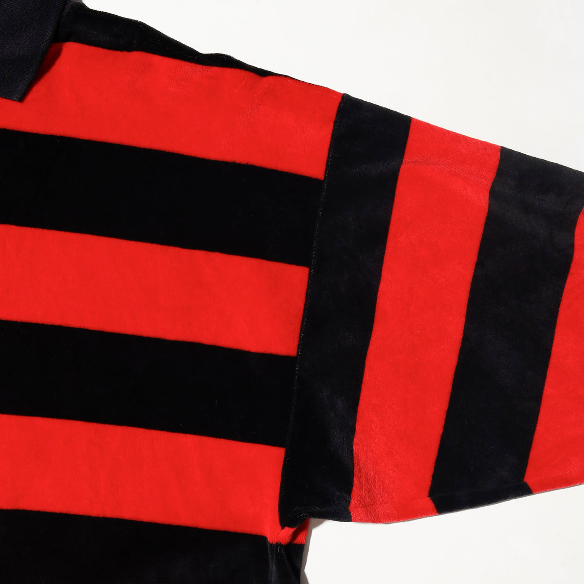 vintage with collar border pile sweat