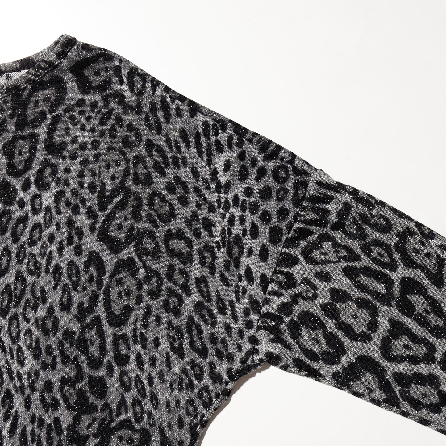 vintage lame leopard cut sew