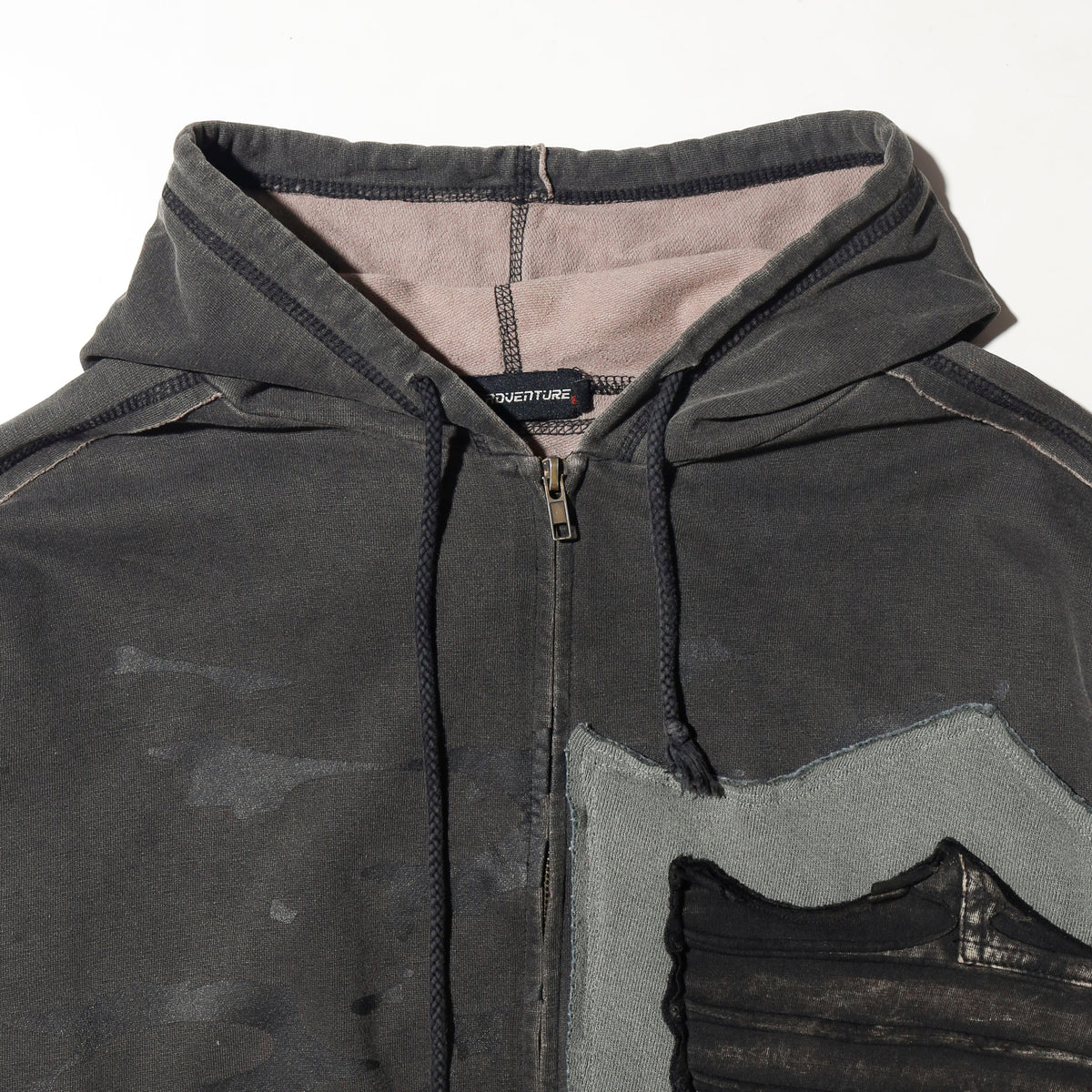vintage dust emblem hoodie