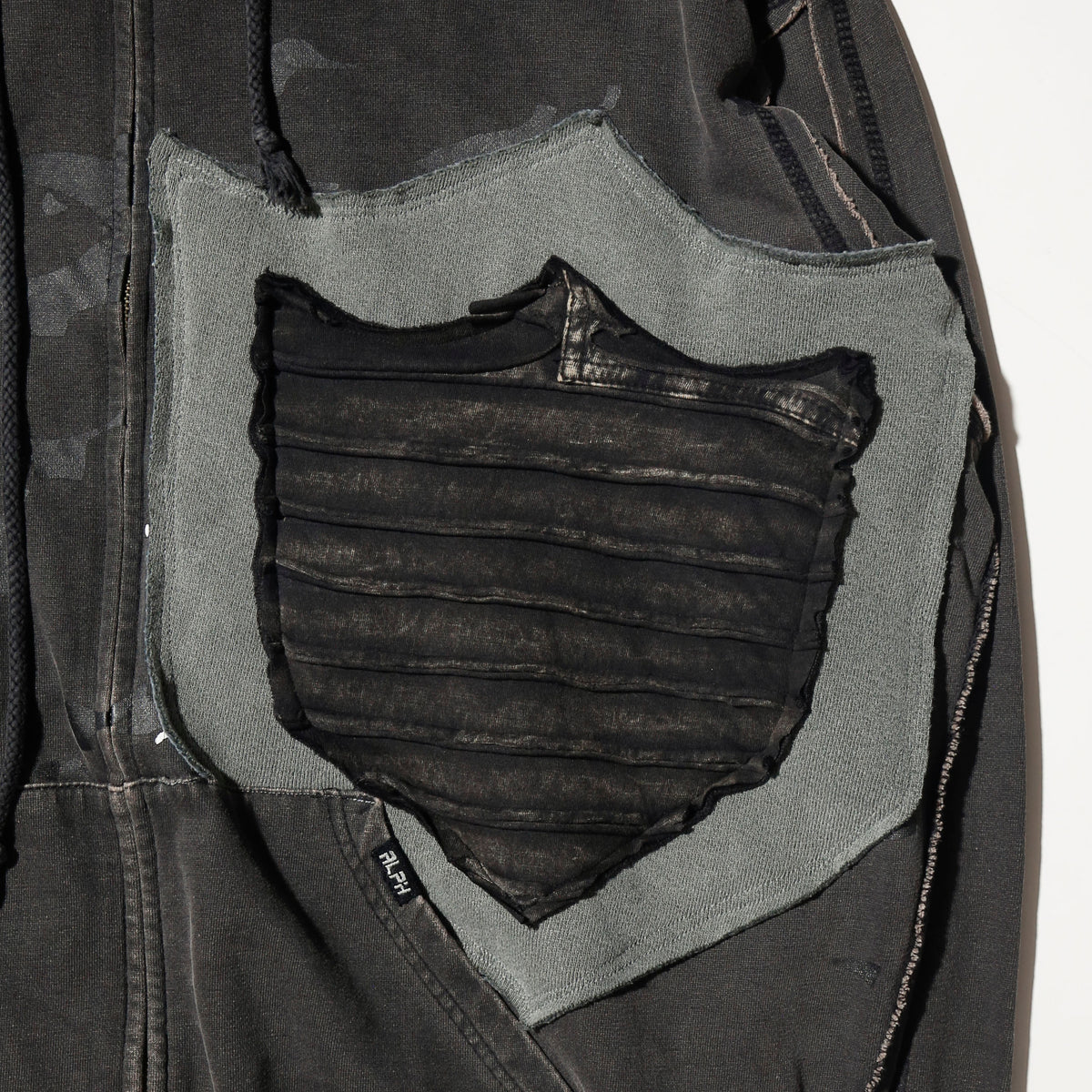 vintage dust emblem hoodie
