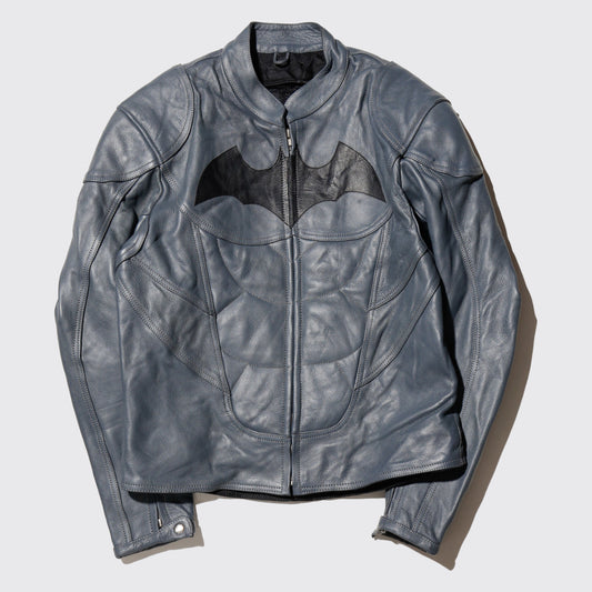 vintage Batman motorcycle leather jacket