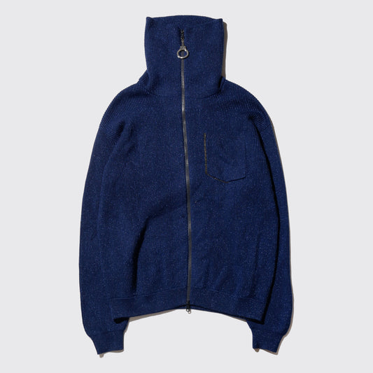 vintage handcuffs lame rib knit jacket