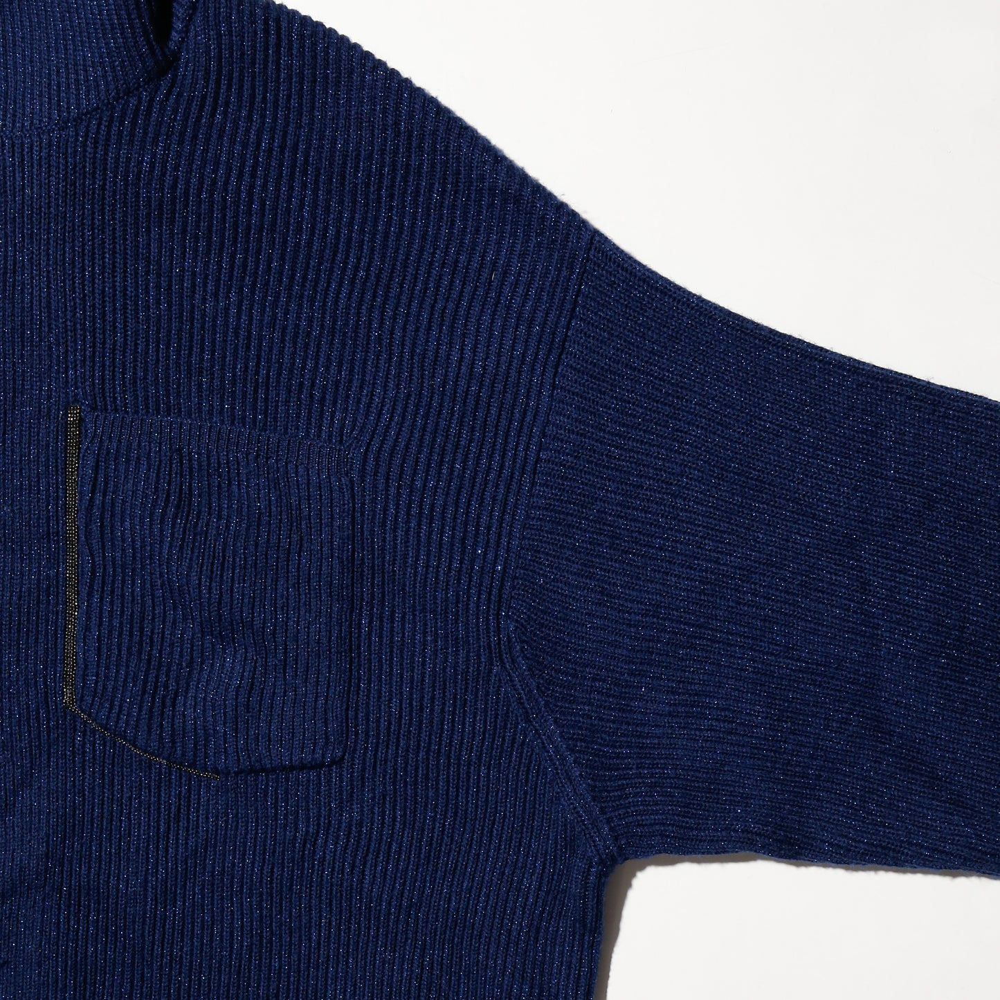 vintage handcuffs lame rib knit jacket