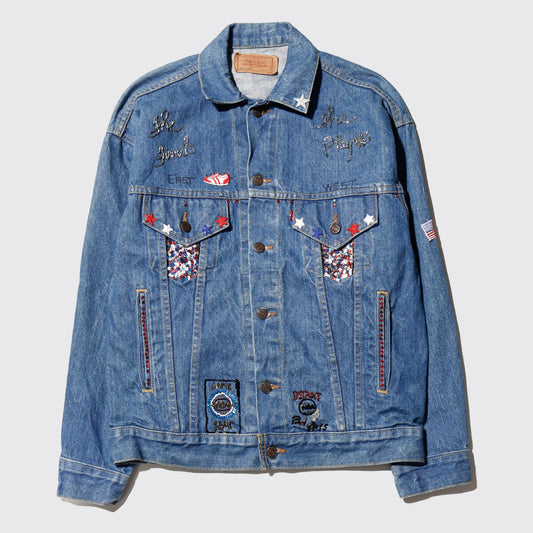 vintage 90's levi's custom trucker jacket