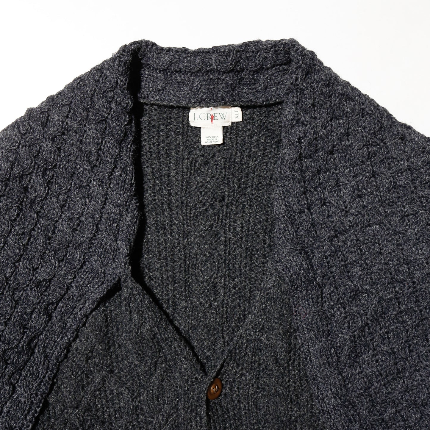 *one-off with muffler wide fishermen cardigan
