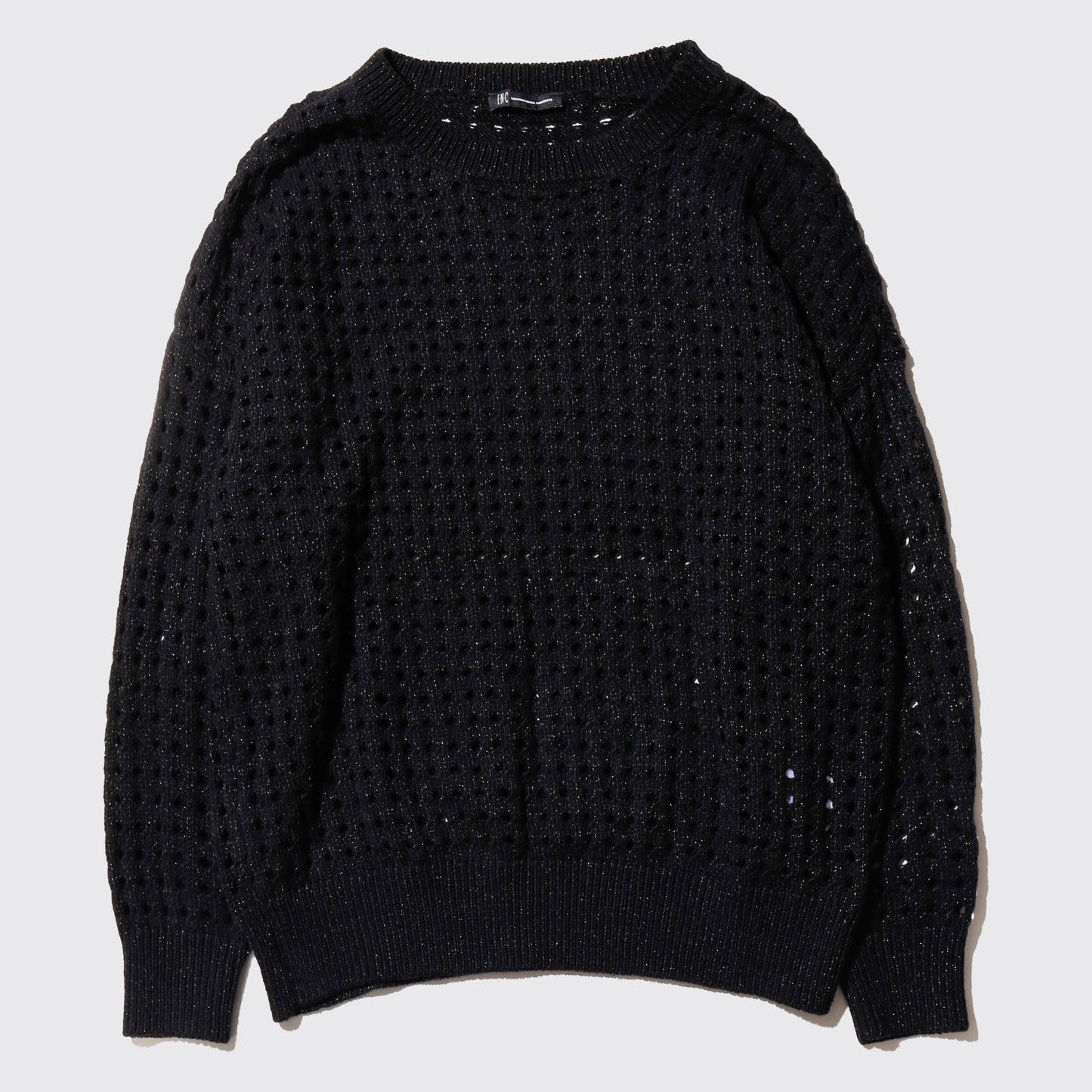 vintage lame hole sweater
