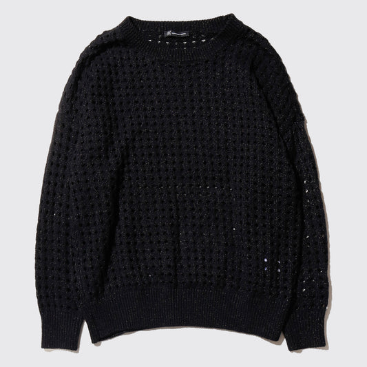 vintage lame hole sweater