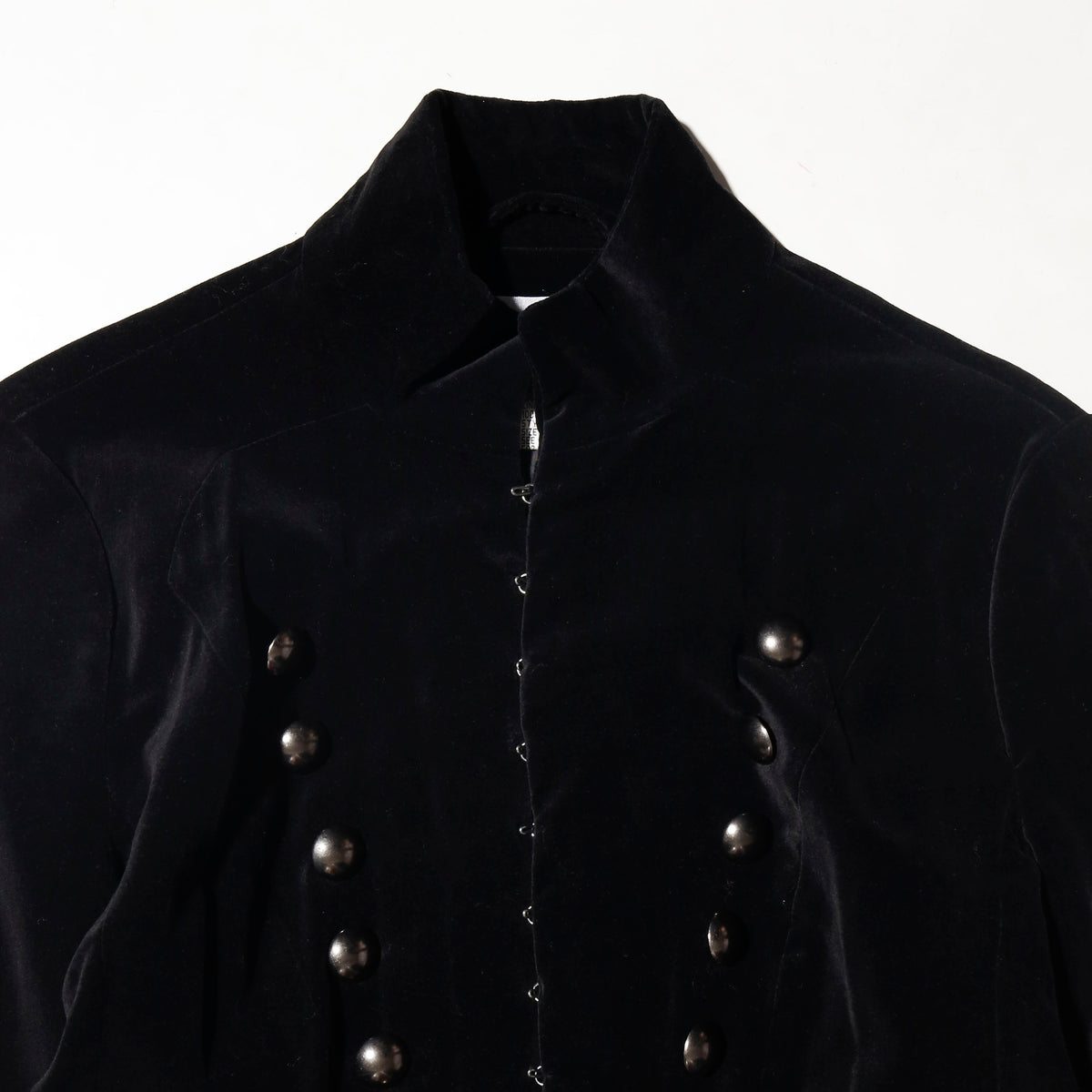 vintage hooked hussar velvet coat