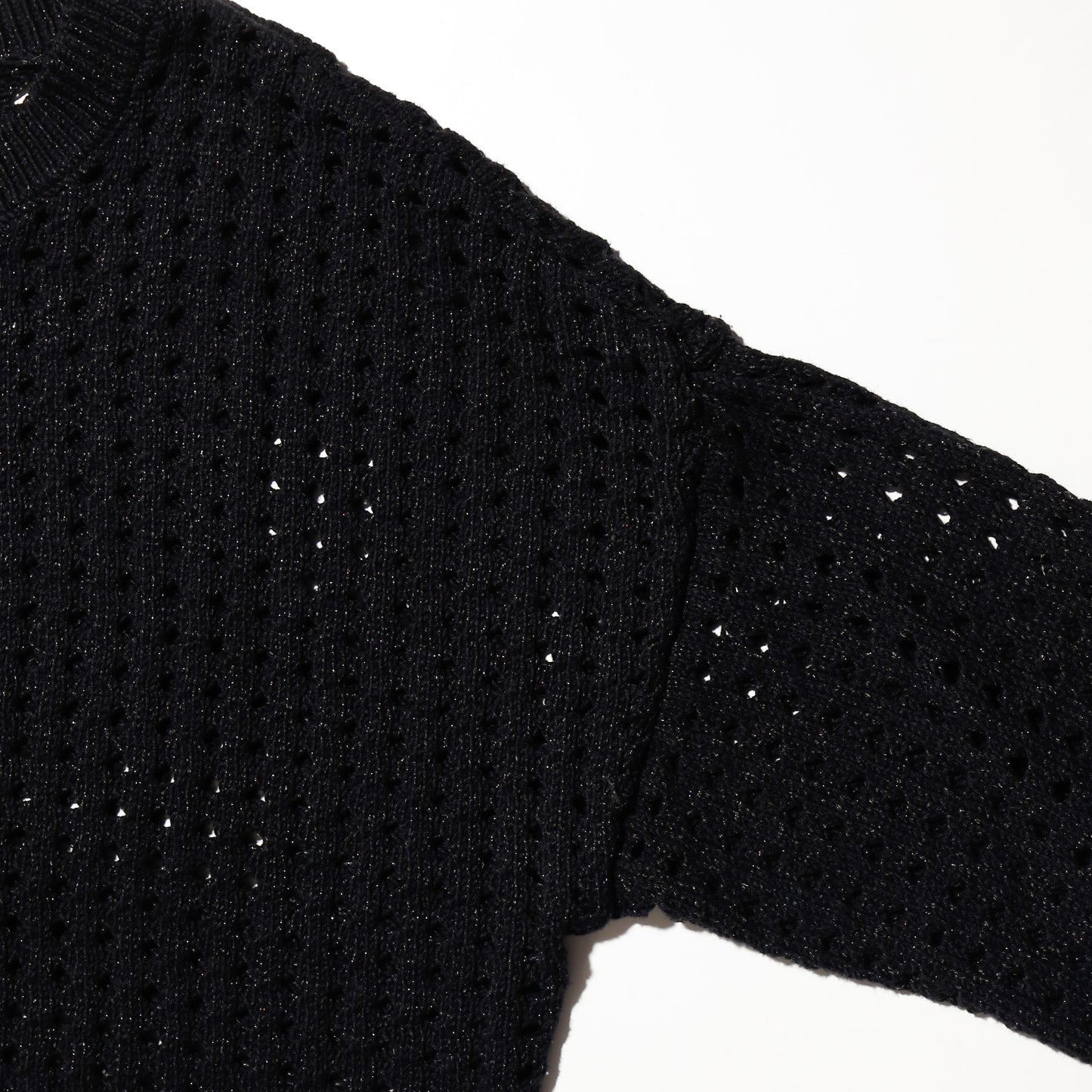 vintage lame hole sweater