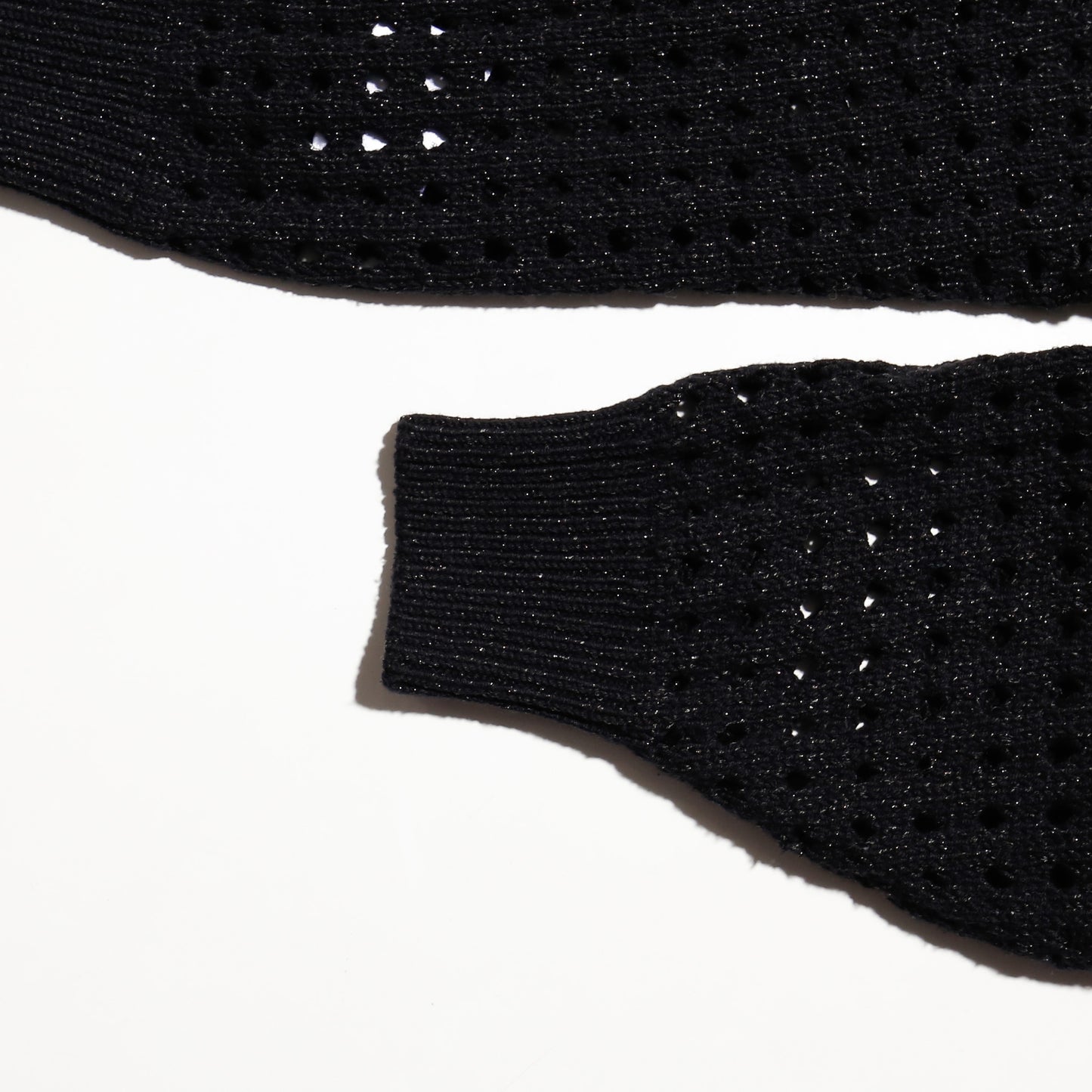 vintage lame hole sweater