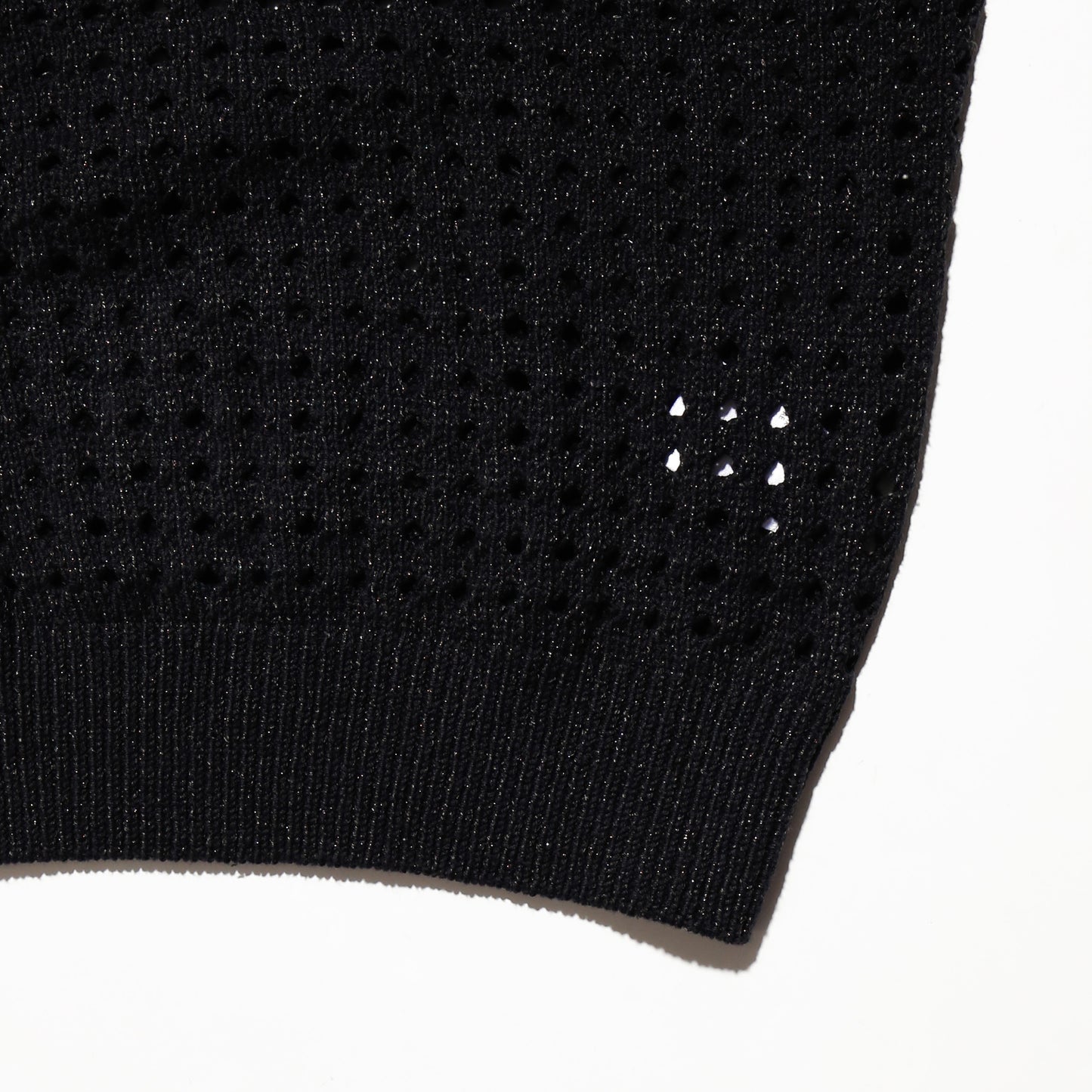 vintage lame hole sweater