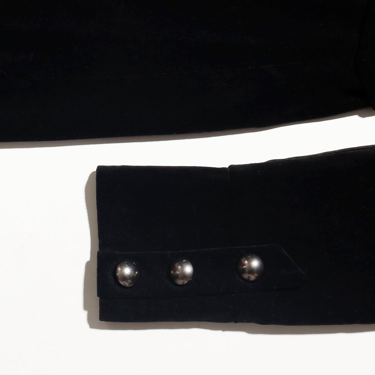 vintage hooked hussar velvet coat