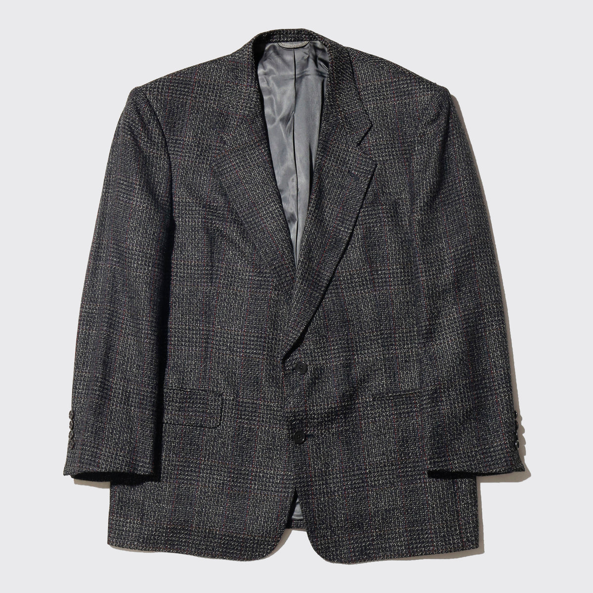 vintage 80's Christian Dior glen check tailored jacket