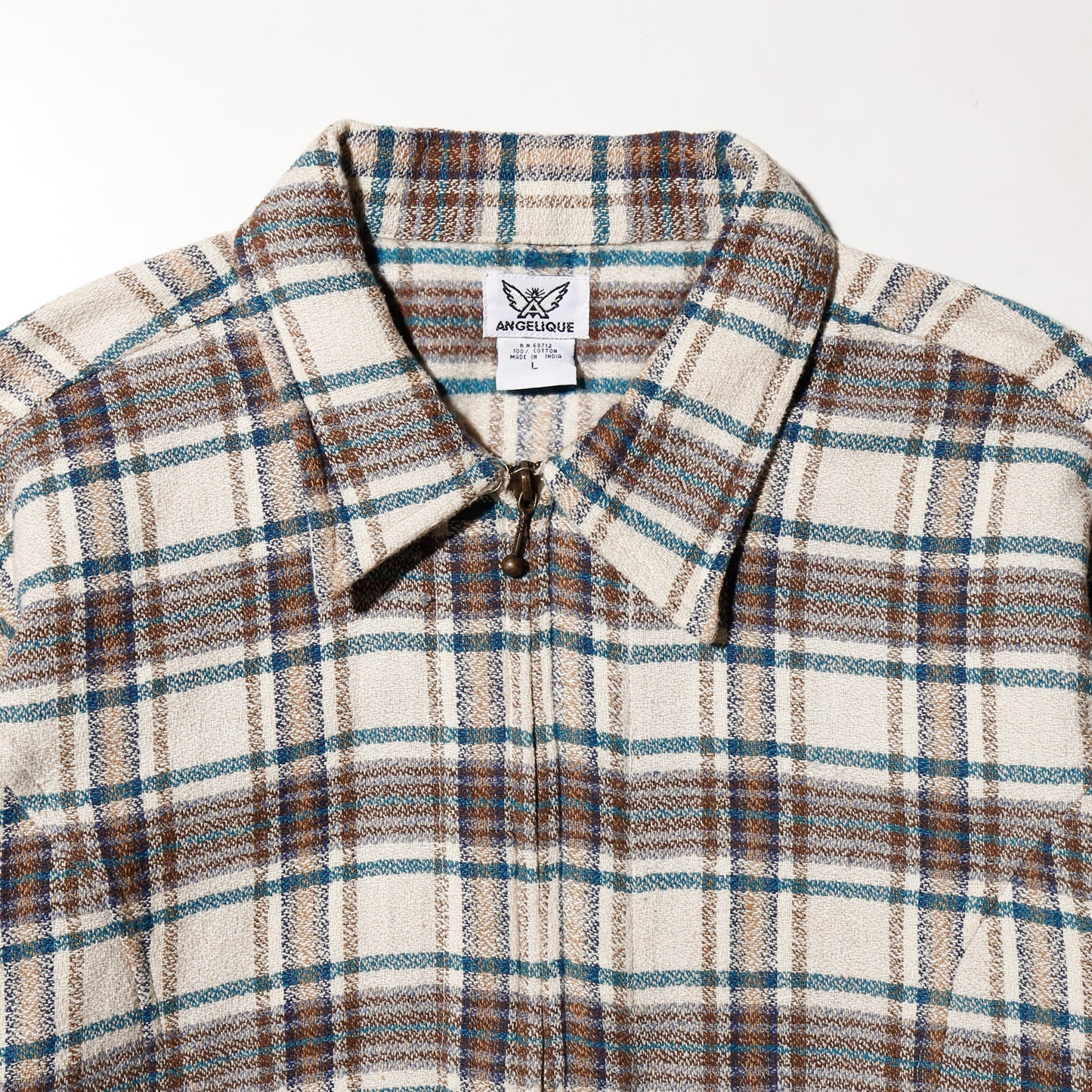 vintage check drizzler jacket