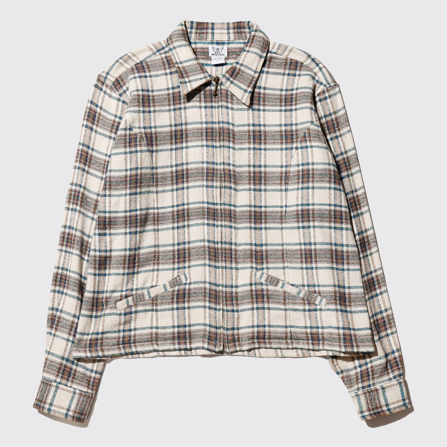 vintage check drizzler jacket