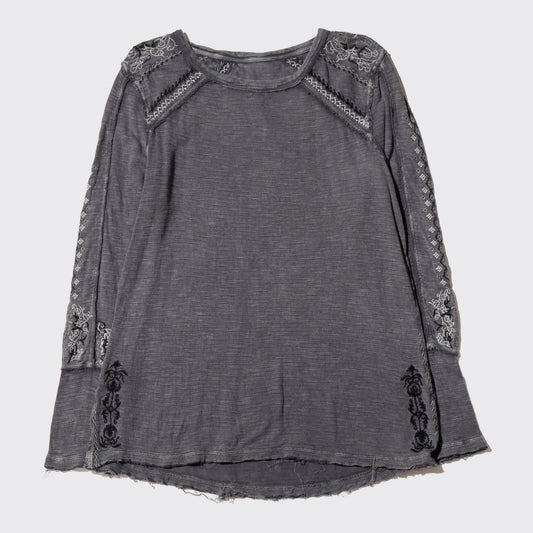 vintage broderied boho cut sew