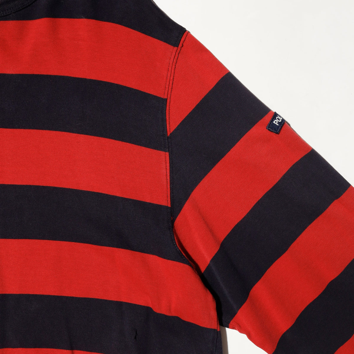 *one-off polo jeans border broken cut sew