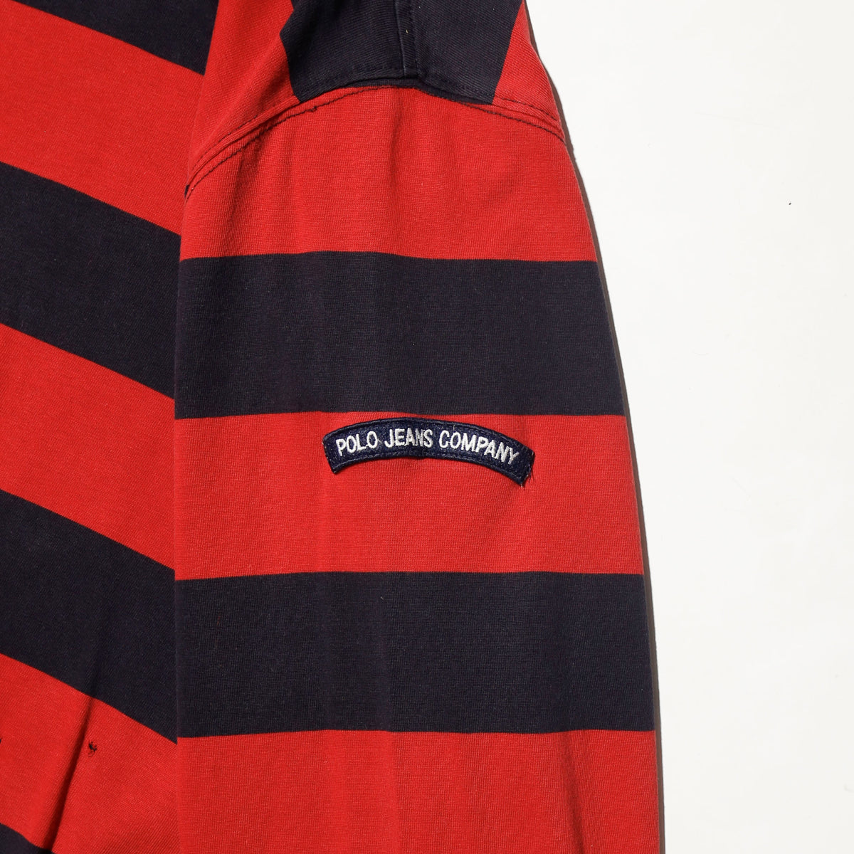 *one-off polo jeans border broken cut sew