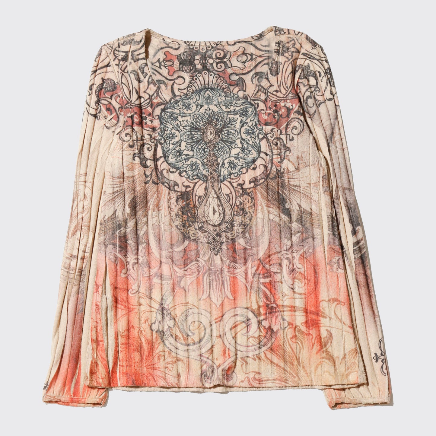 vintage textured tatoo l/s