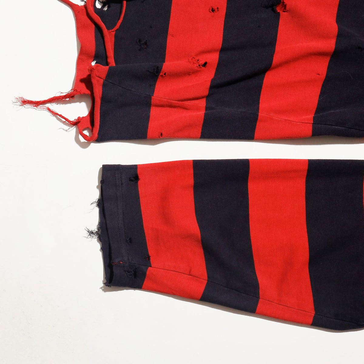 *one-off polo jeans border broken cut sew