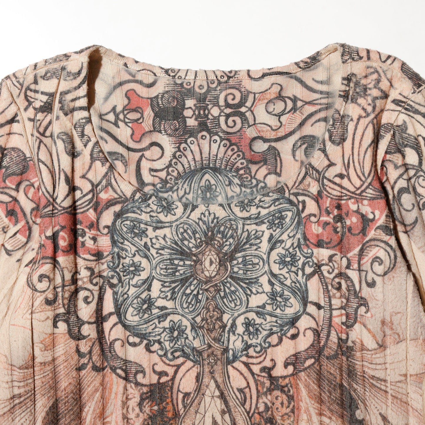 vintage textured tatoo l/s