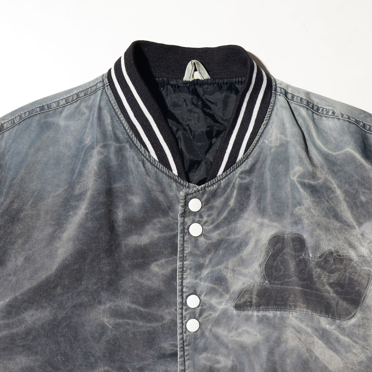 vintage ghost varsity jacket
