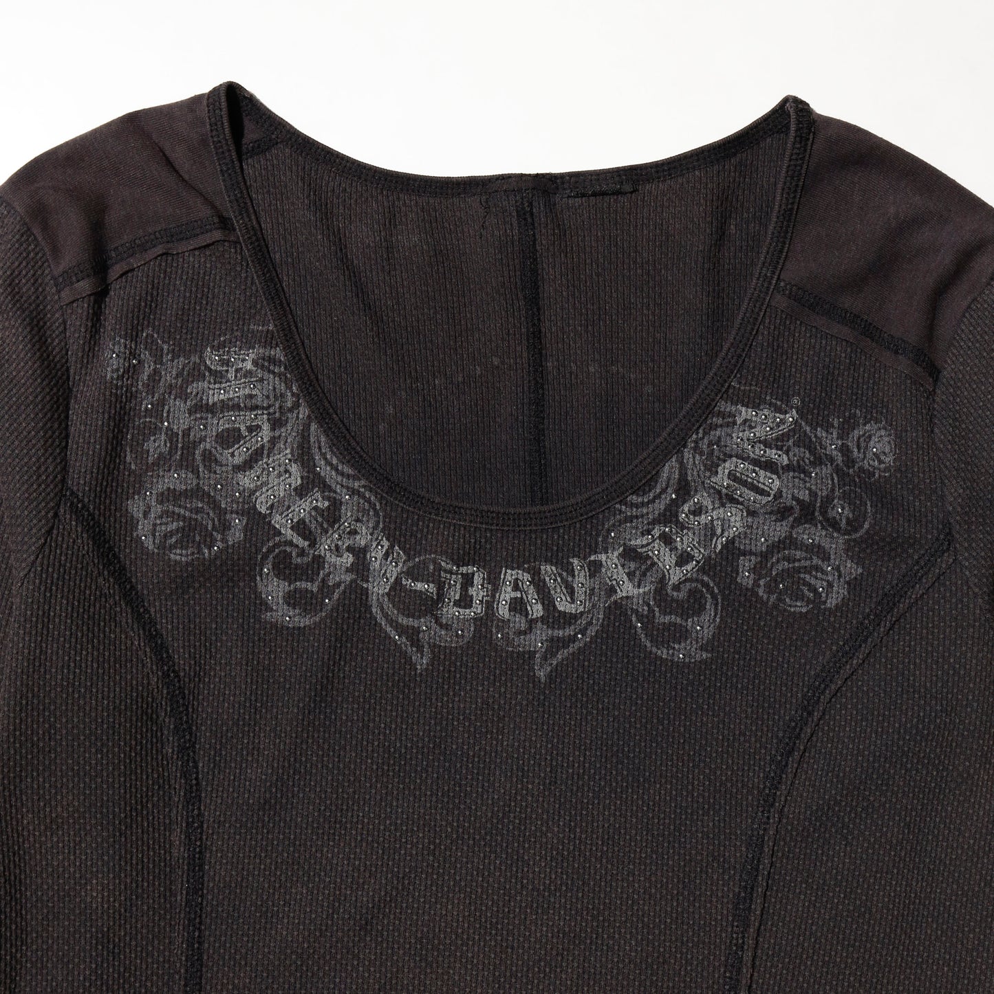 vintage harley-davidson bijou waffle l/s