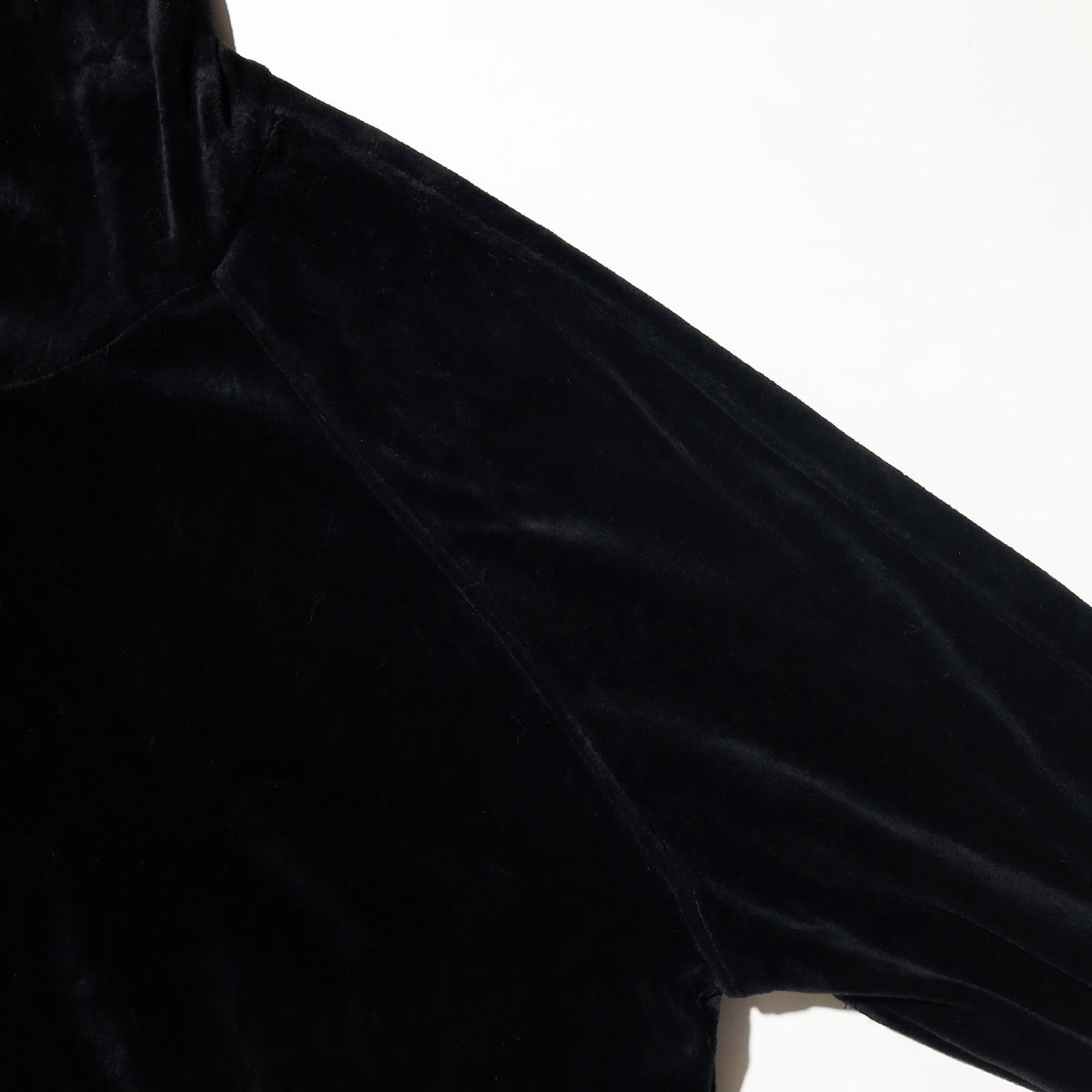 vintage fur velour hoodie