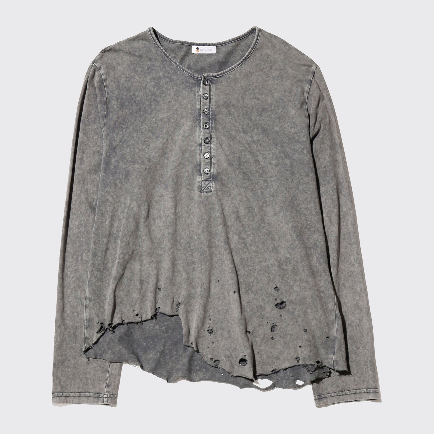 *one-off broken henry neck cut sew