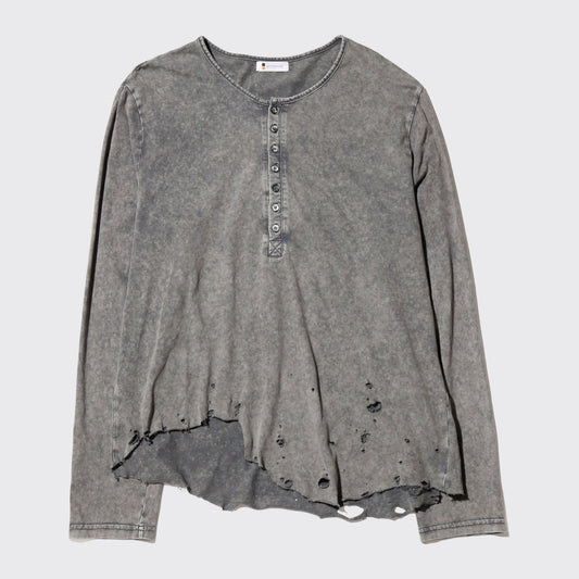 *one-off broken henry neck cut sew